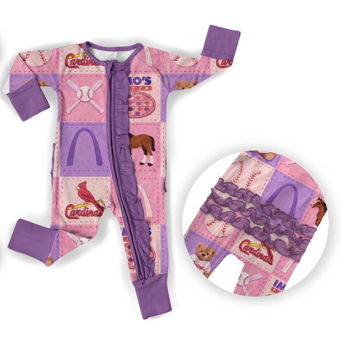 STL Icons Ruffle Zippy Pink