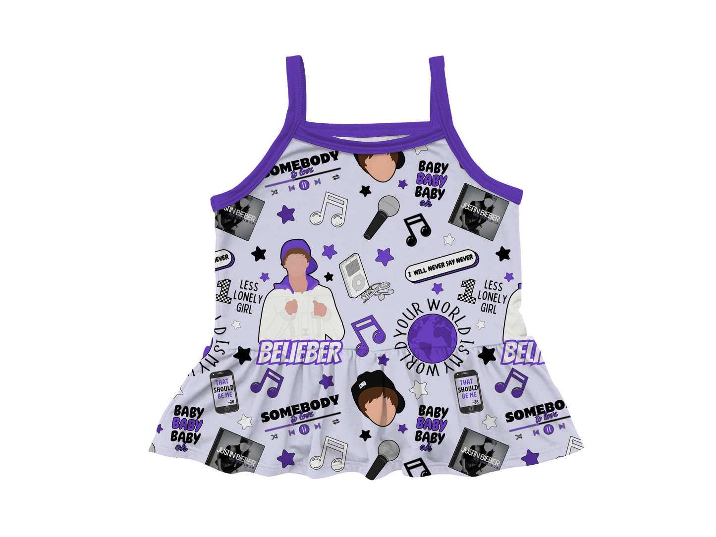 I’m a Belieber Peplum Tank Preorder