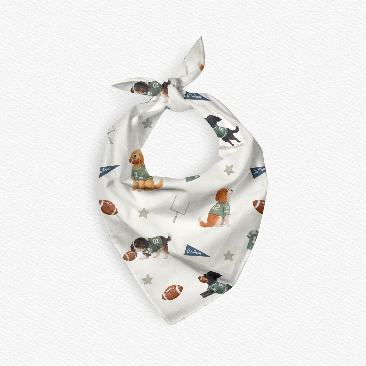 Puppy Bowl Bandana/Scarf Preorder