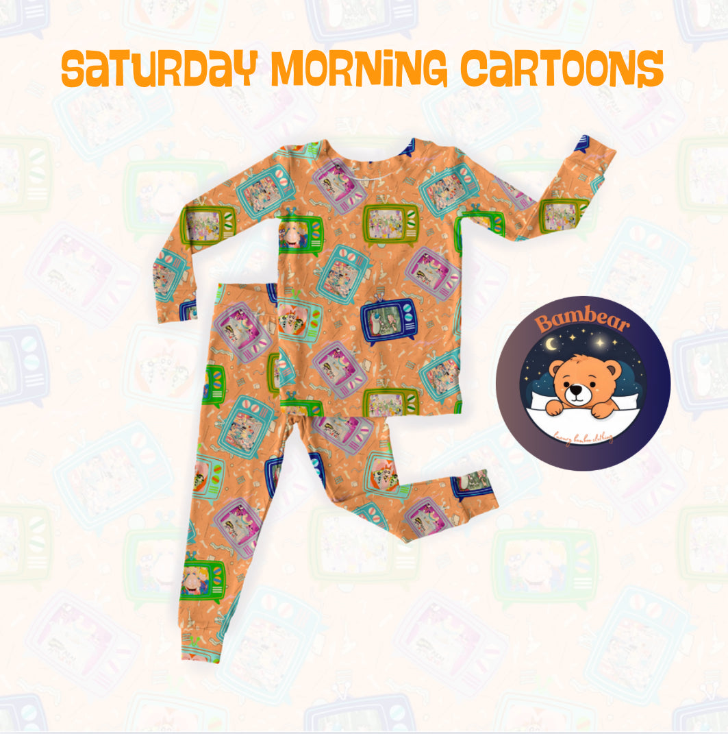 Saturday Morning Cartoons LS/Pants Two-Piece Preorder