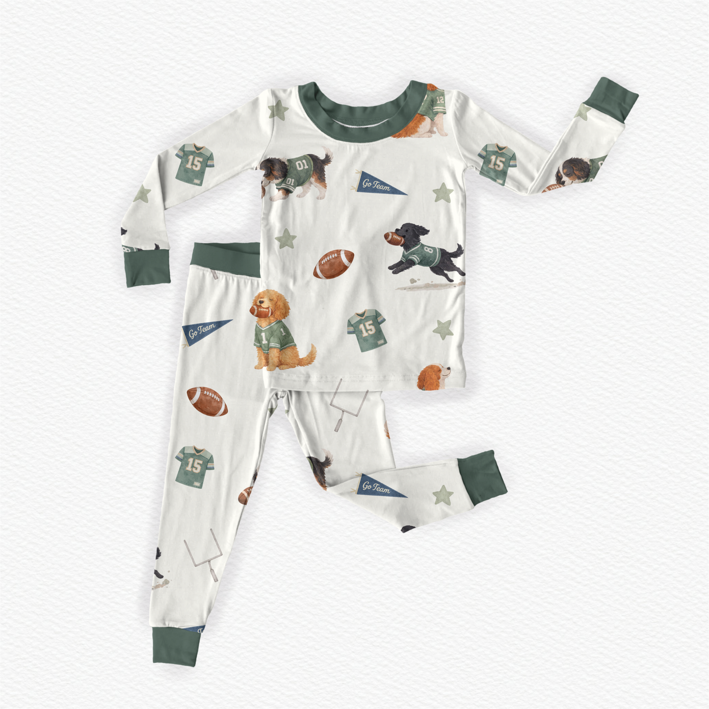 Puppy Bowl LS/Pants Two-Piece Preorder