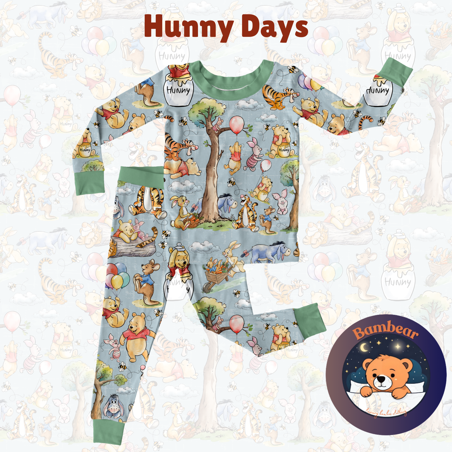 Hunny Days LS/Pants Two-Piece Preorder