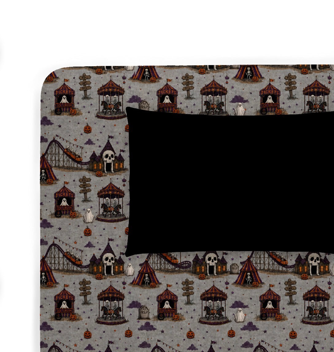 Creepy Carnival Twin Fitted Sheet + Matching Pillow Case Preorder