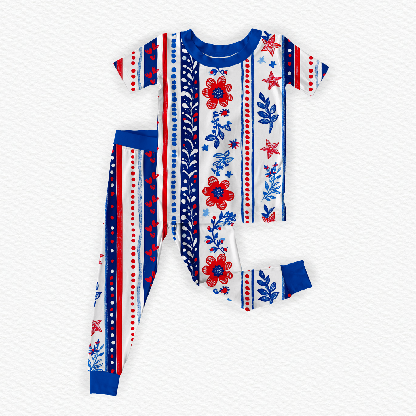 Liberty Blooms SS/Pants Two-Piece