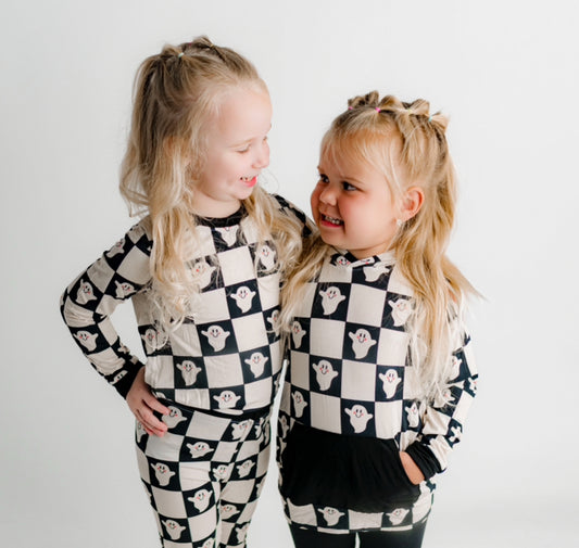 Ghost Checks LS/Pants Set