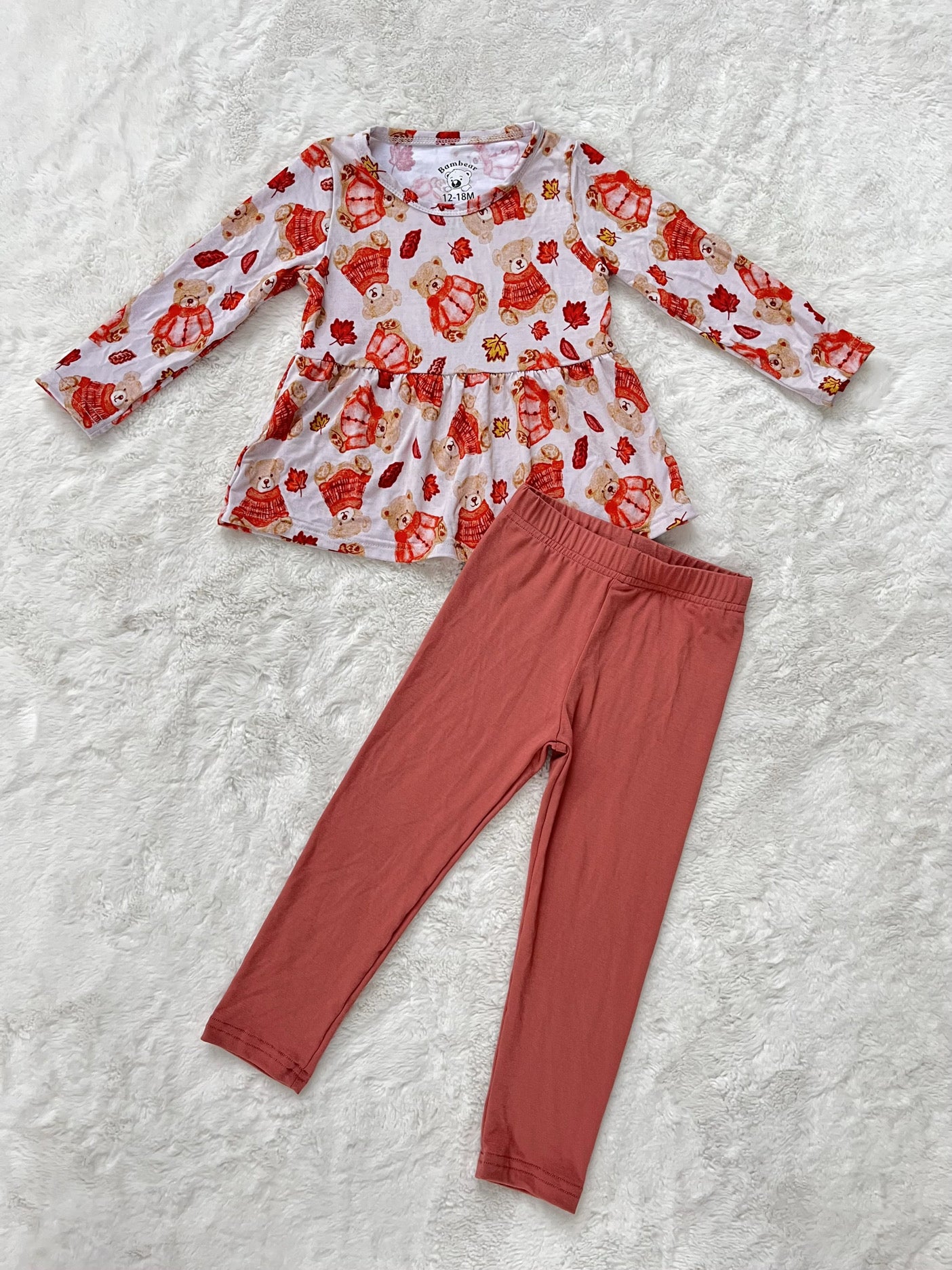 Beary Chilly Peplum Set