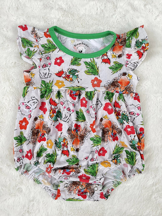 Island Princess Sketch Flutter Bubble