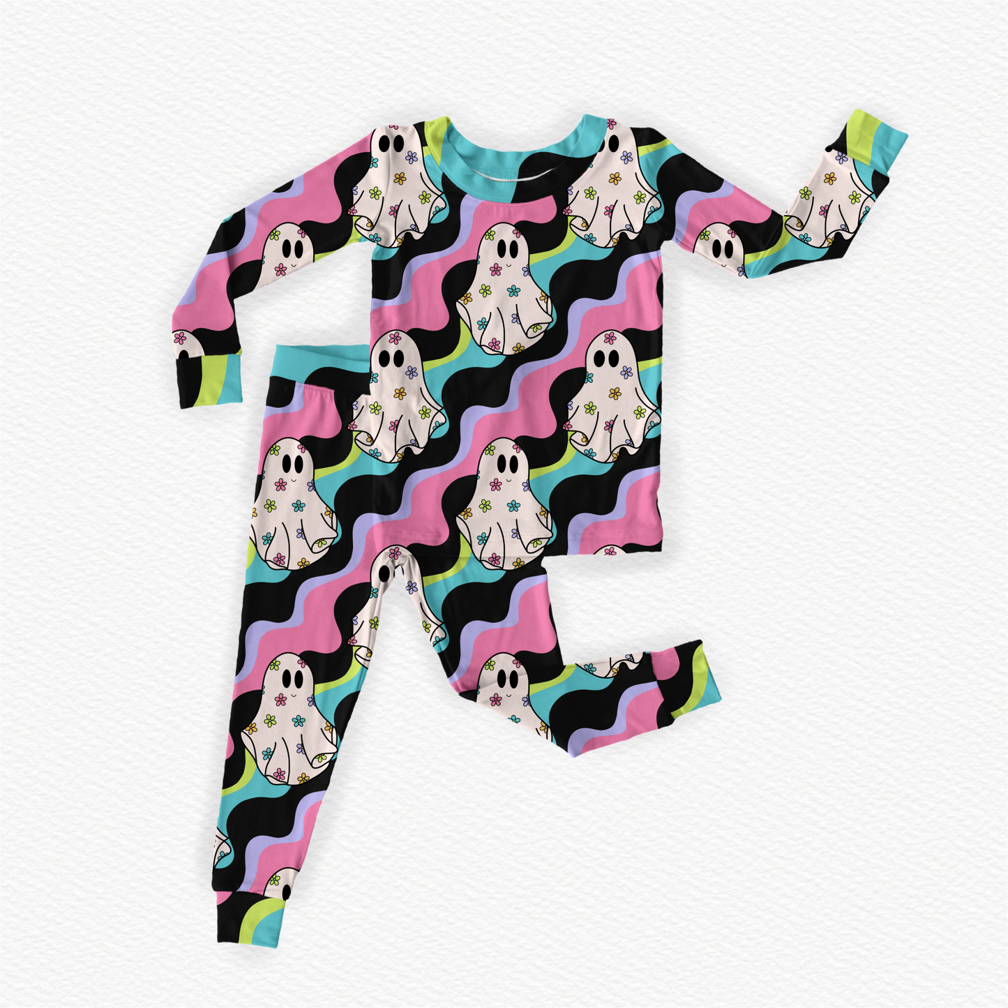 Groovy Ghosts LS/Pants Two-Piece Preorder