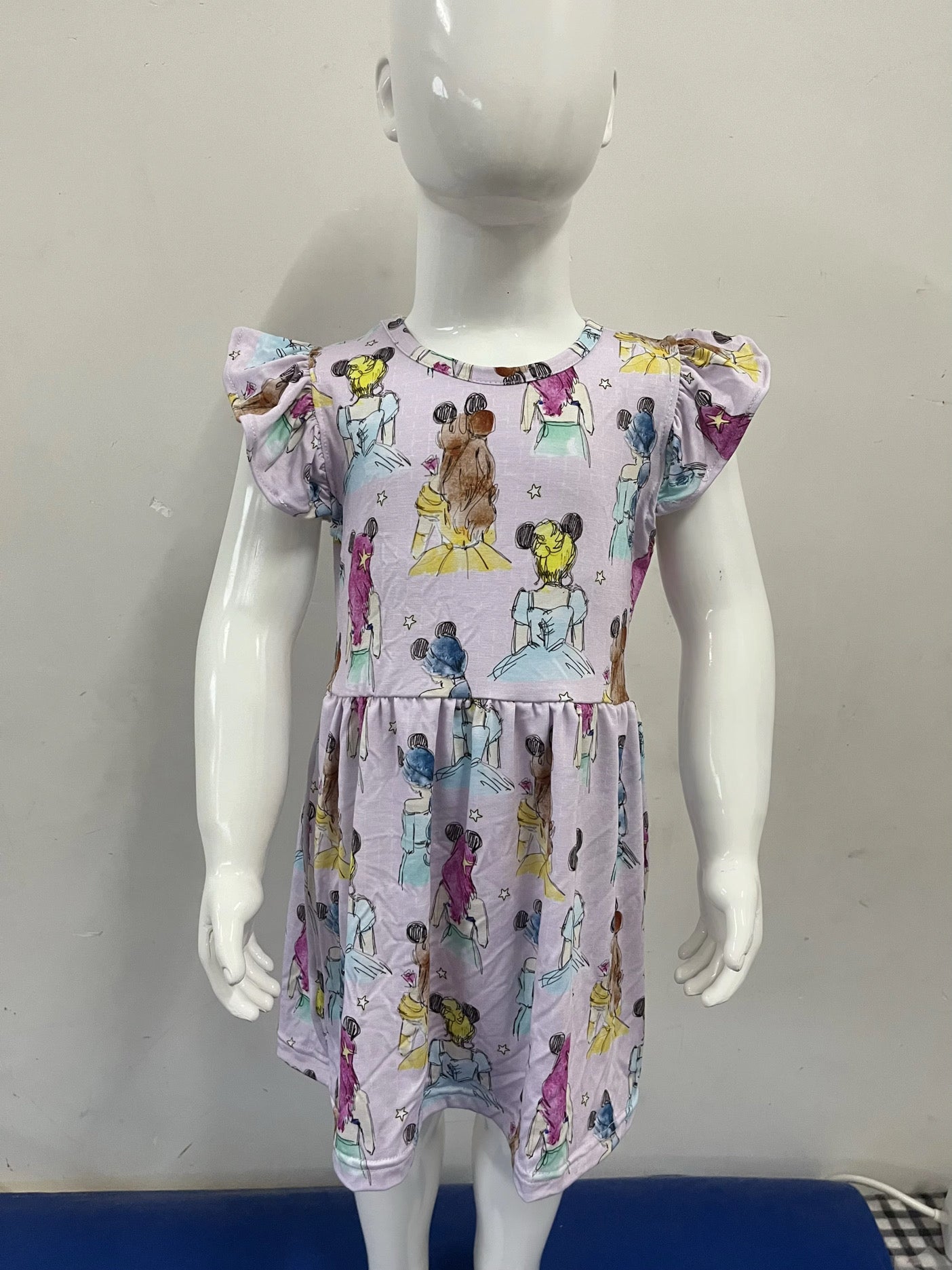 Princess Sketches Flutter Twirl