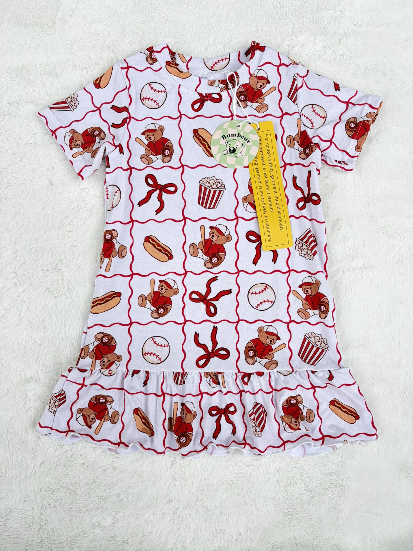 Slugger Sweetheart Girls Nightgown