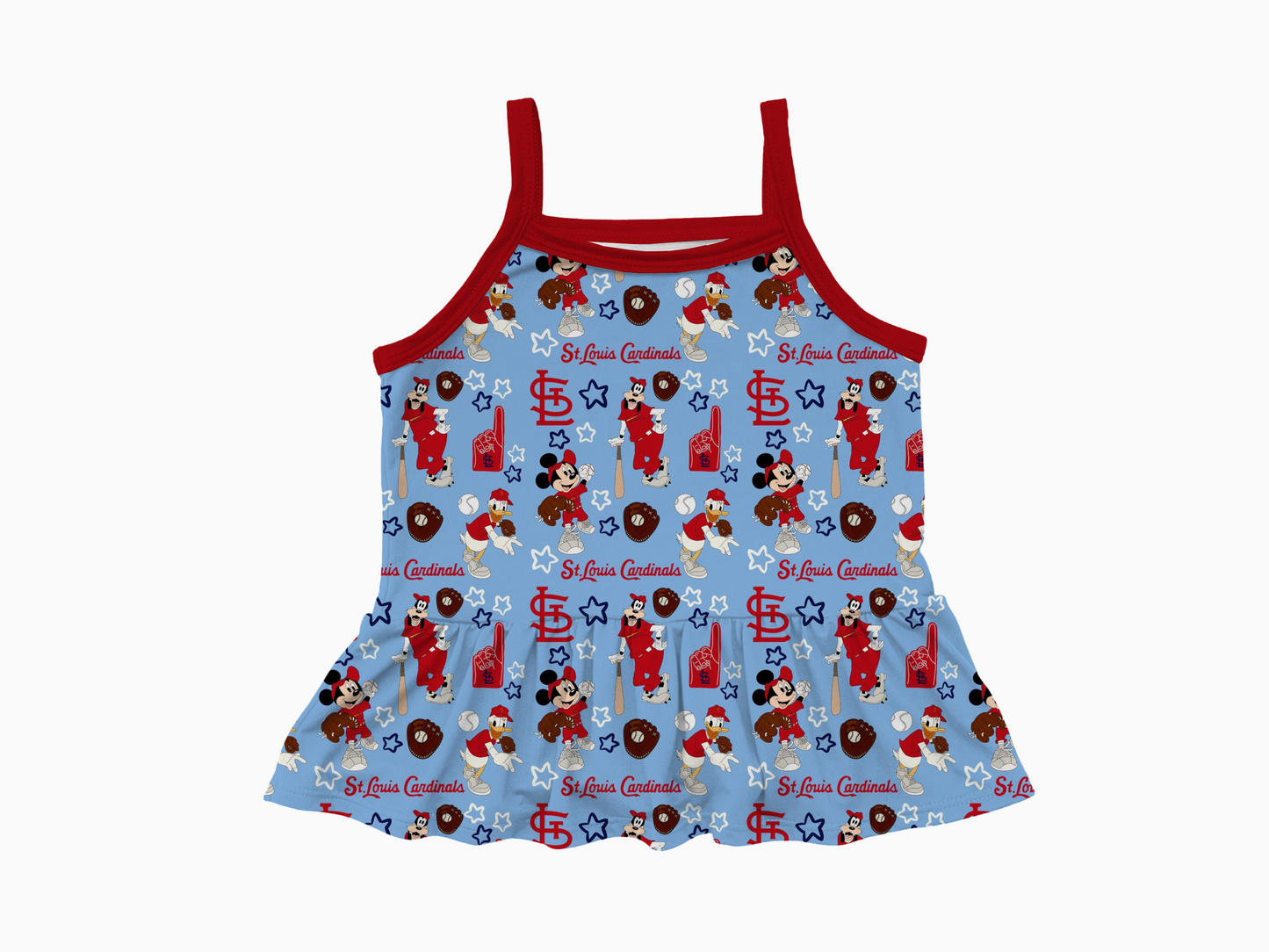 Cards Clubhouse Peplum Tank Preorder