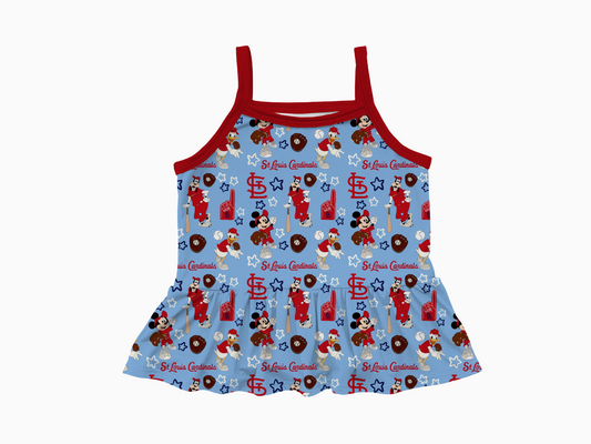 Cards Clubhouse Peplum Tank Preorder