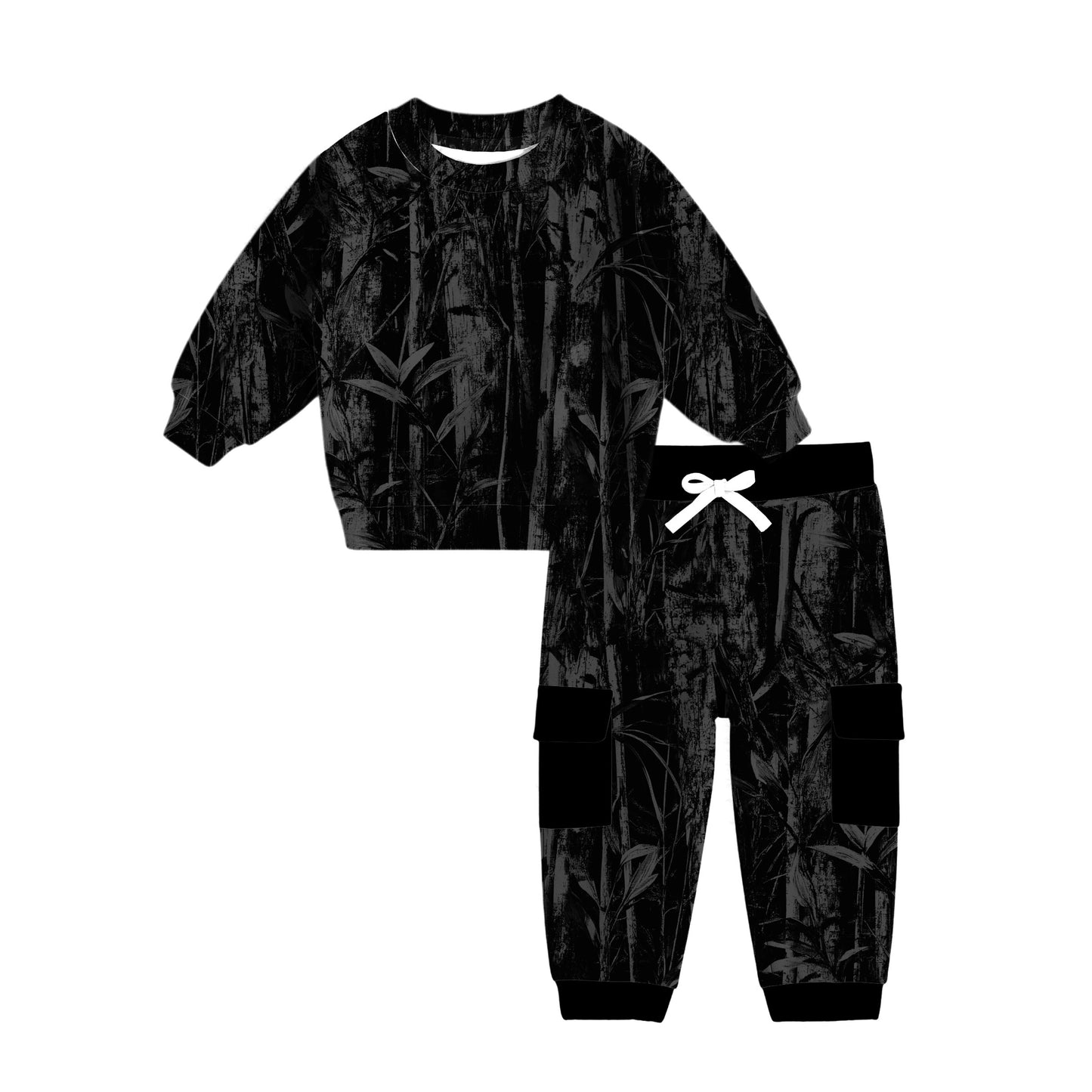 Blackout Camo Crew/Cargo Set Preorder