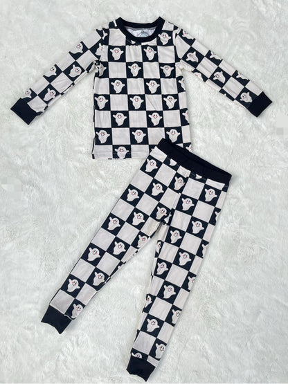 Ghost Checks LS/Pants Set