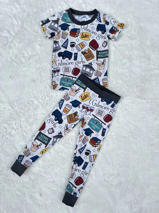 Welcome to Stars Hollow SS/Pants Set