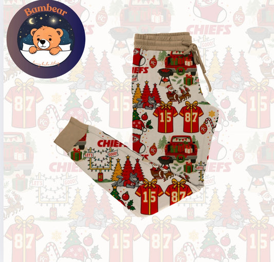 Red Kingdom Christmas Adult Joggers