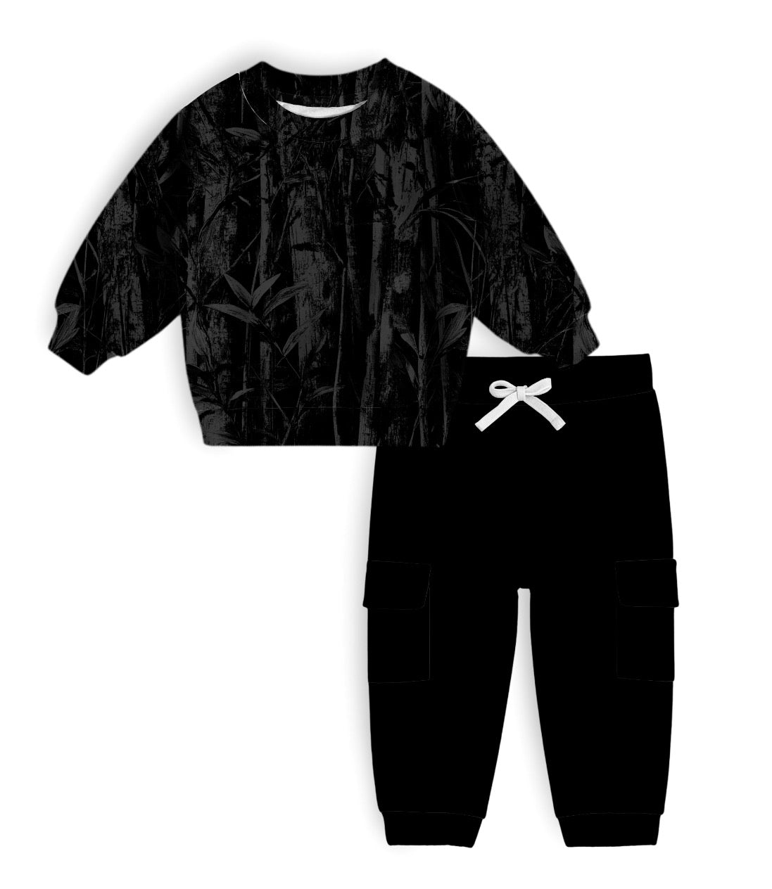 Blackout Camo Crew/Cargo Set Preorder - Adult