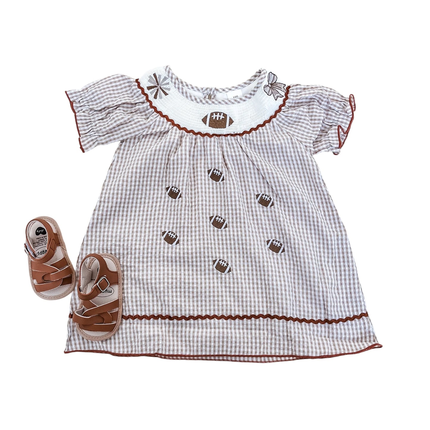Smocked Football Dress