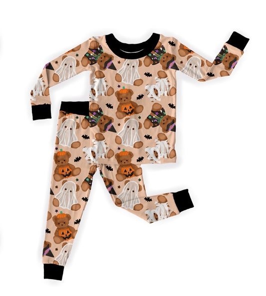 Beary Spooky LS/Pants Two-Piece Preorder