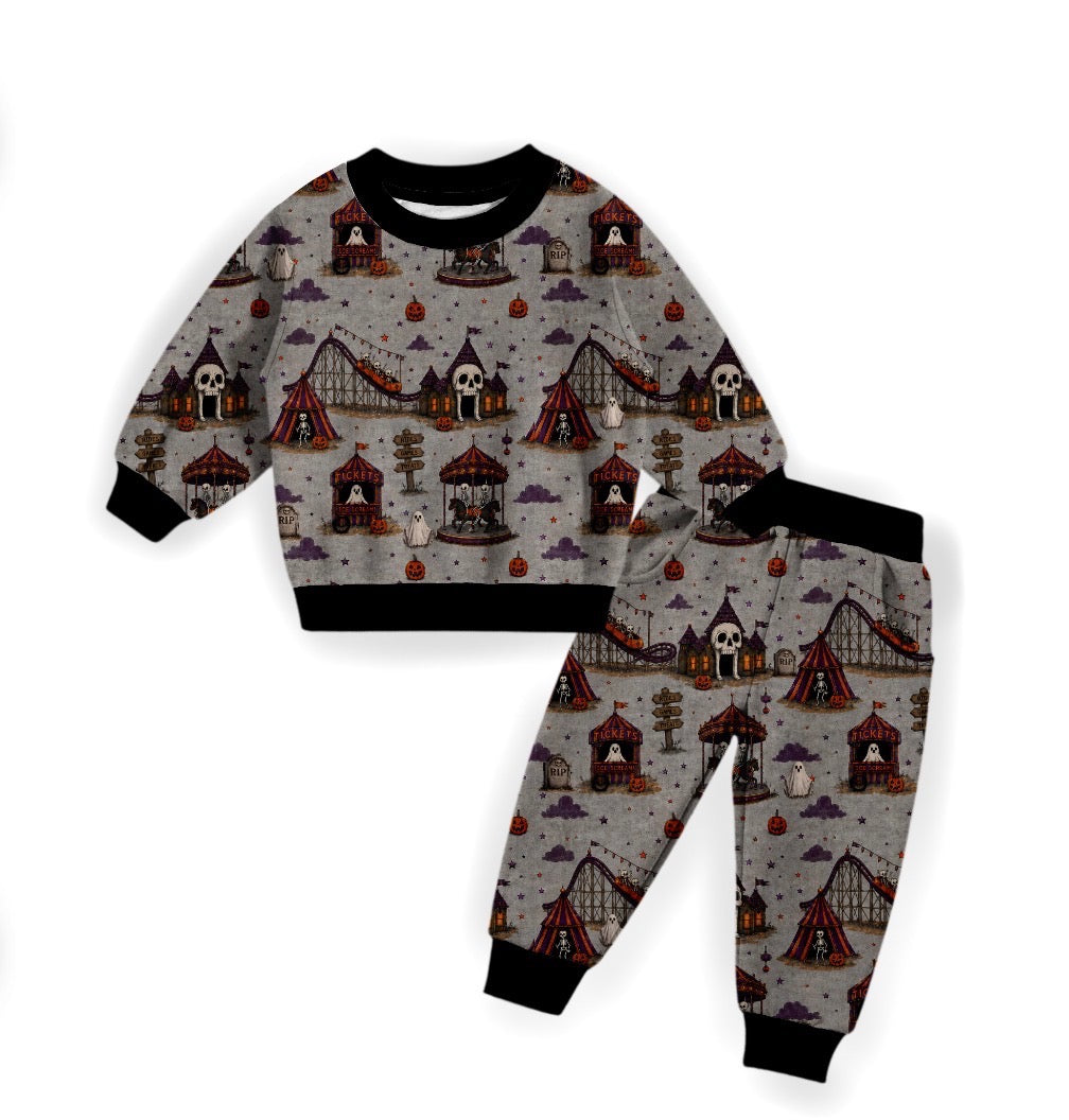 Creepy Carnival Crew/Jogger Set Preorder - Adult